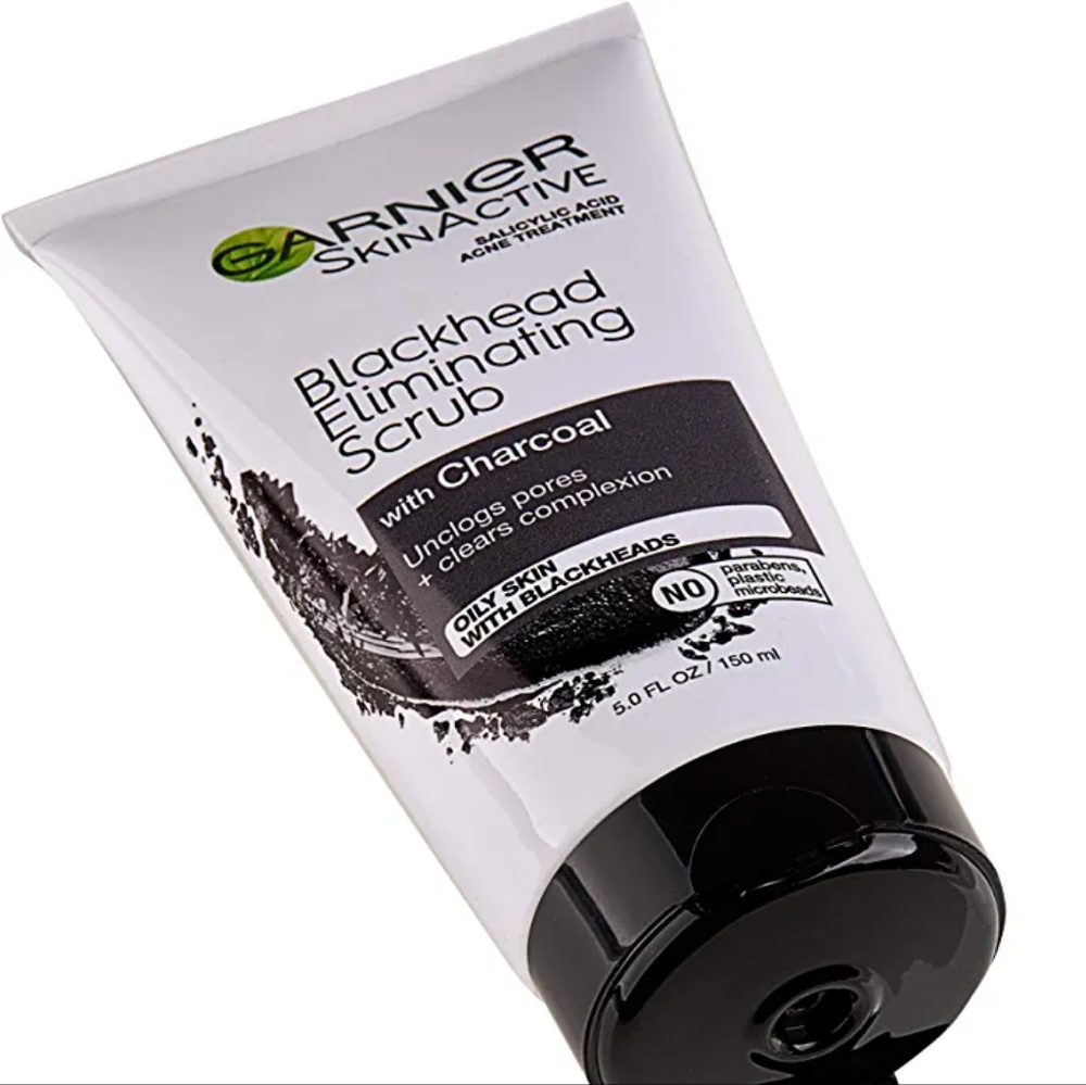 3 Garnier SkinActive Charcoal Blackhead Acne Treatment Scrub